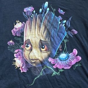Marvel Groot XXL Black Graphic Shirt GUC #10686
